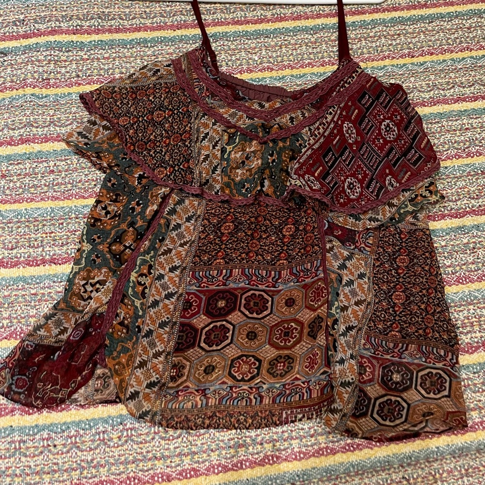 Flowy Buckle tank top